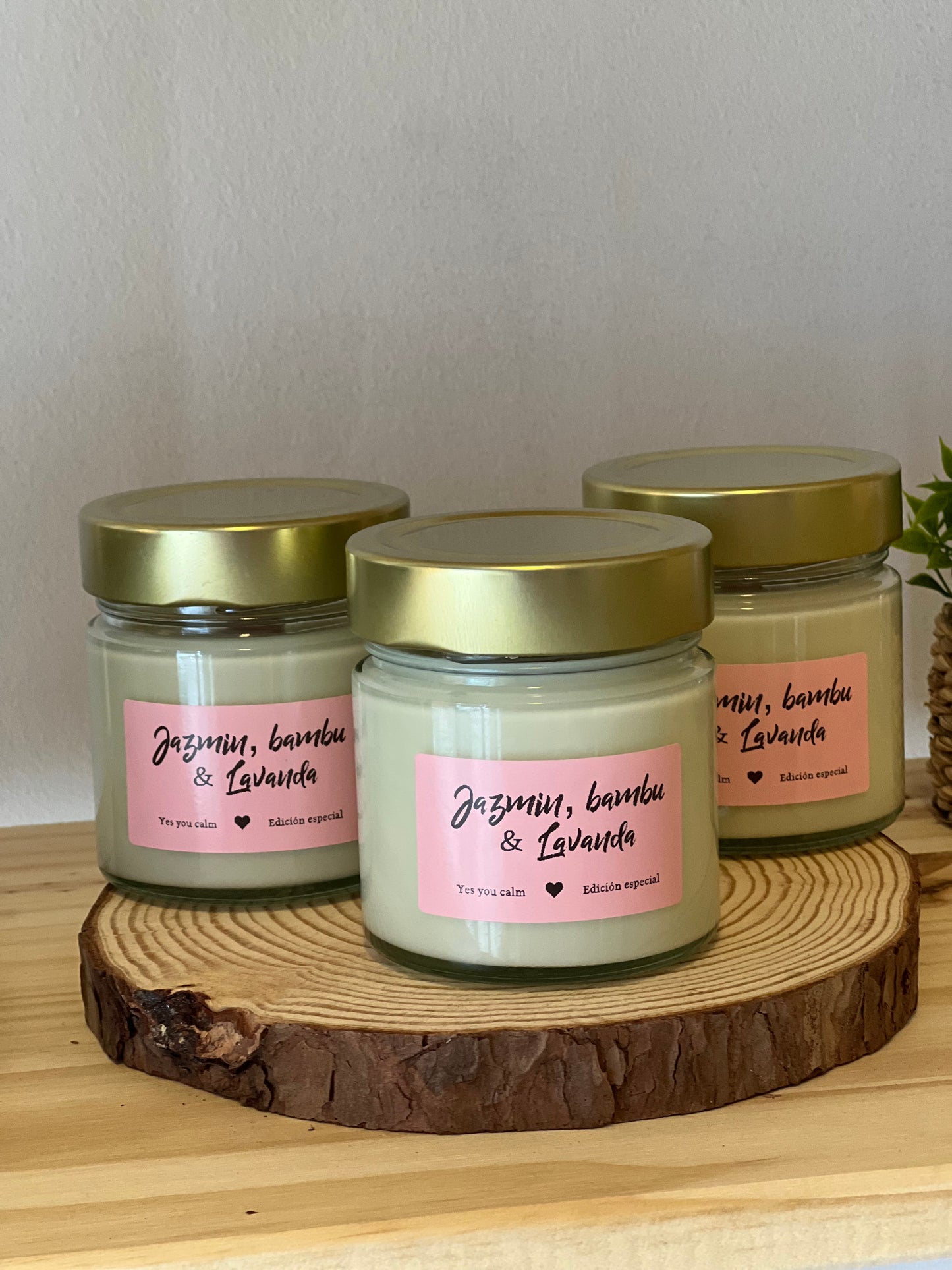 Jazmín, bambú y lavanda