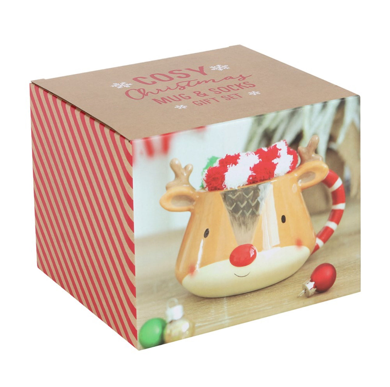 Taza Rudolph con calcetines ❤️