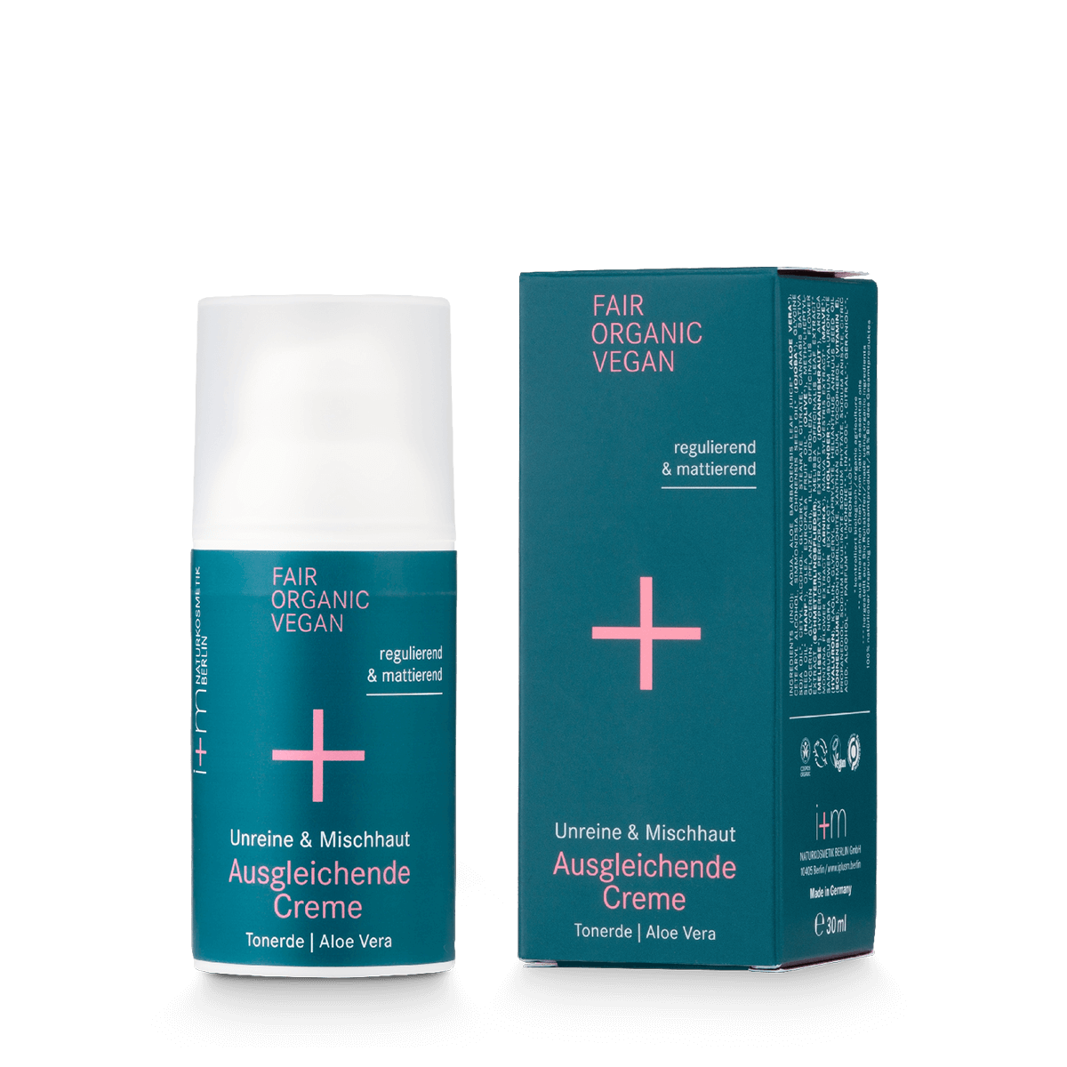 Crema facial equilibrante - Pieles mixtas y grasas. Con imperfecciones.