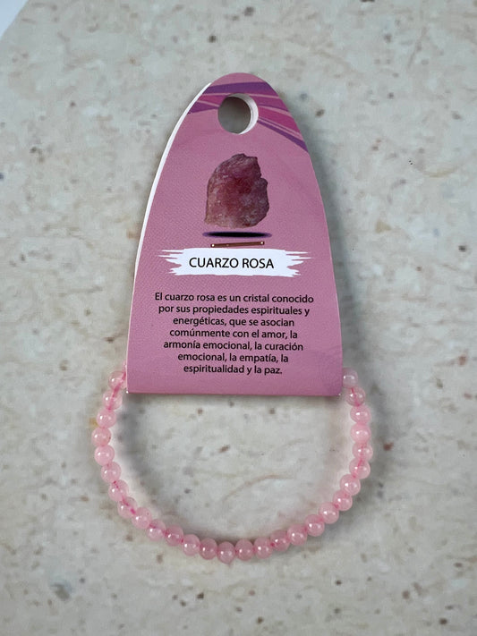 Cuarzo Rosa facetada
