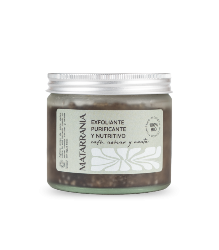 Exfoliante purificante y nutritivo de café - 100% BIO