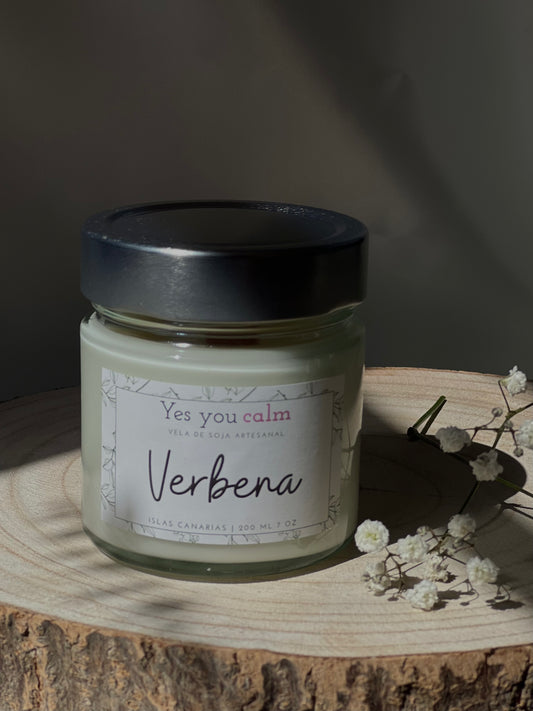 Verbena aromatic soy candle 🌸