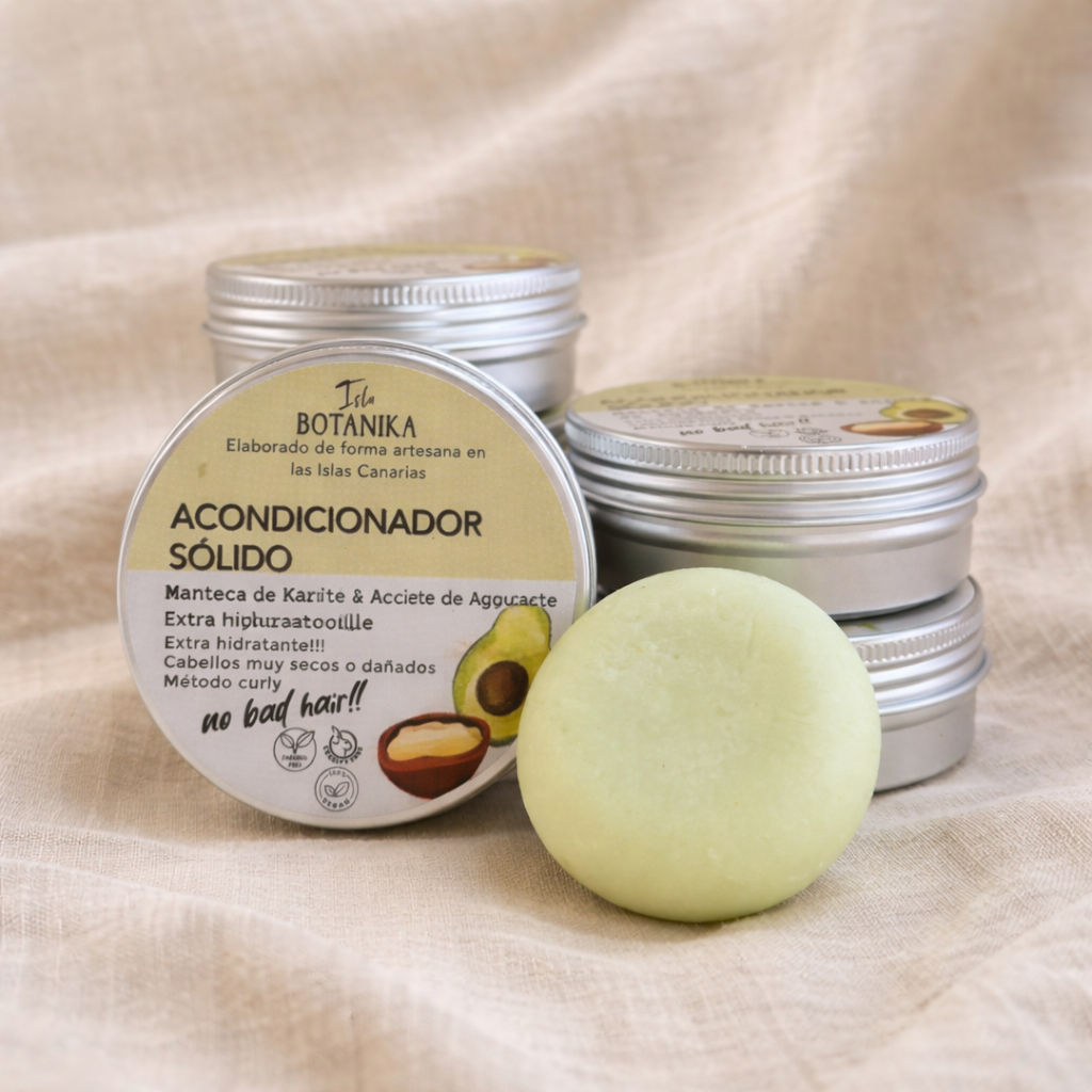 🌿Acondicionador sólido - Karité & Aguacate 🥑 - Cabellos secos