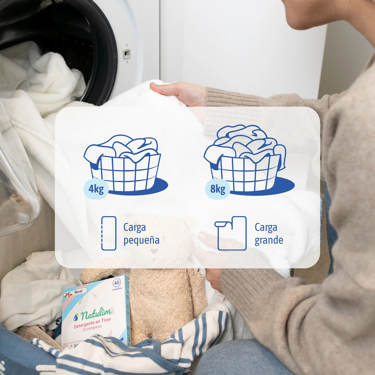 Detergente en tiras ecológico