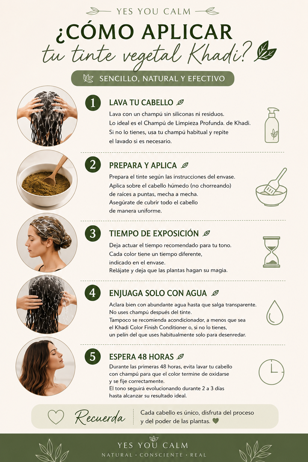 Tintes botánicos - 100% naturales🌱
