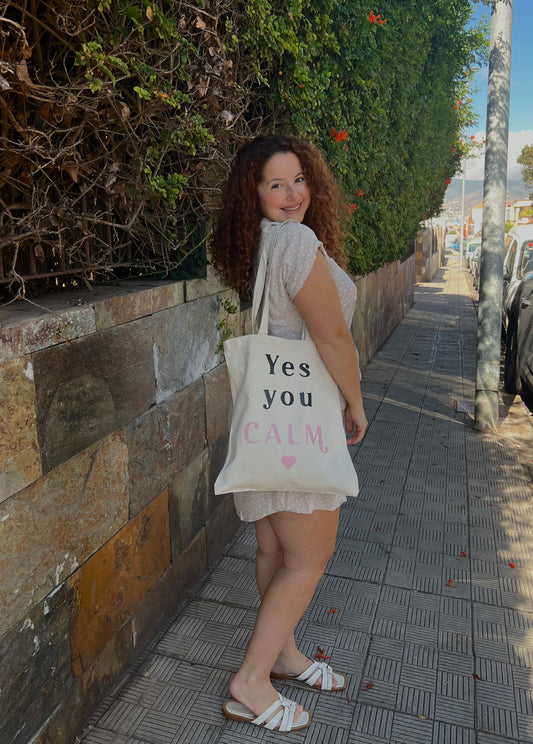 Tote Bag Yes you CALM 🩷