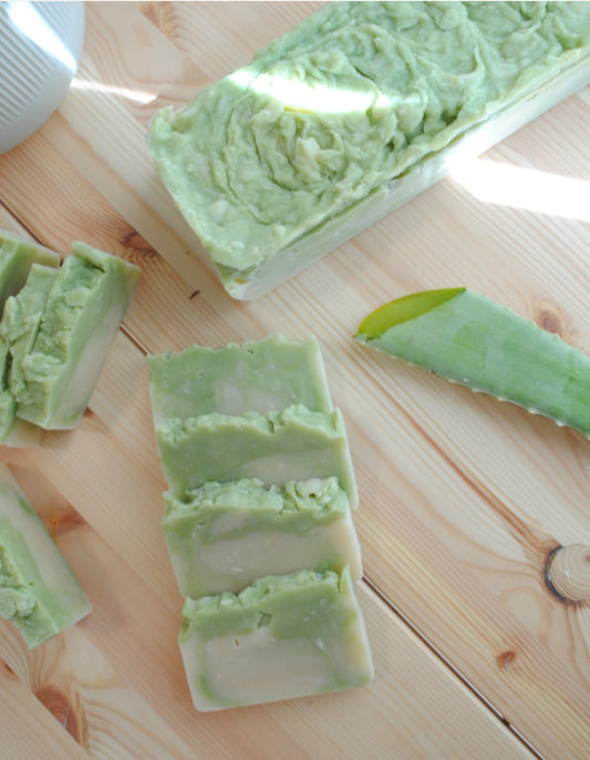 Jabón Sólido - Aloe Vera y Karité 🌿