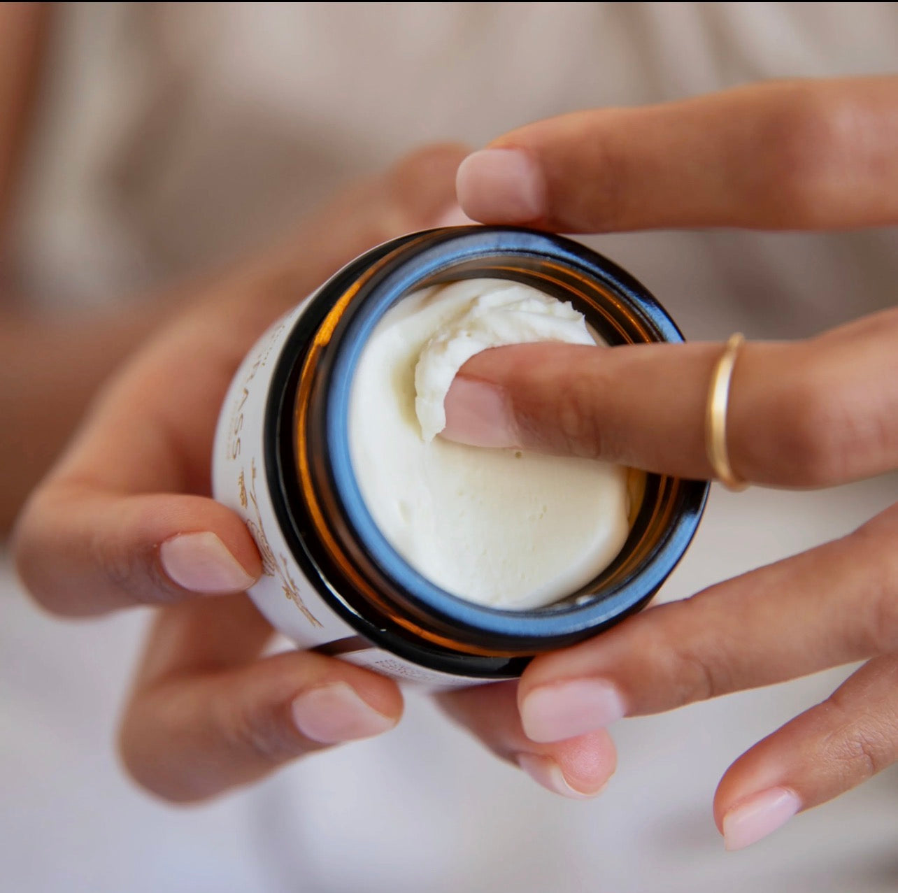 Crema Facial Piel Seca "Lemongrass"
