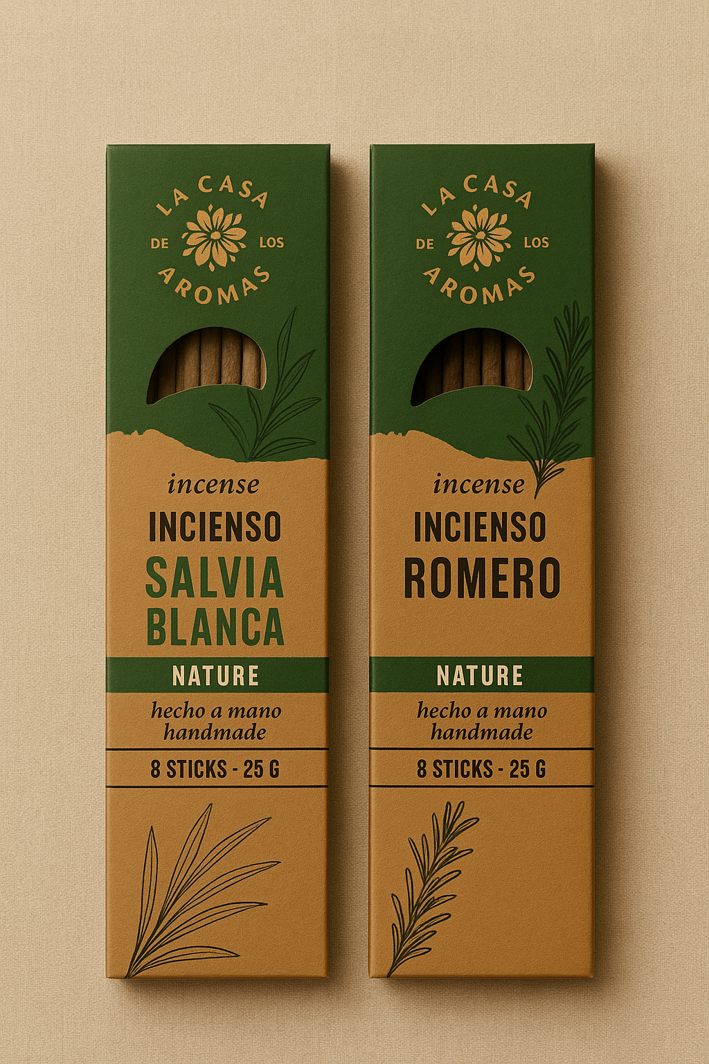 Incienso Salvia Blanca y Romero