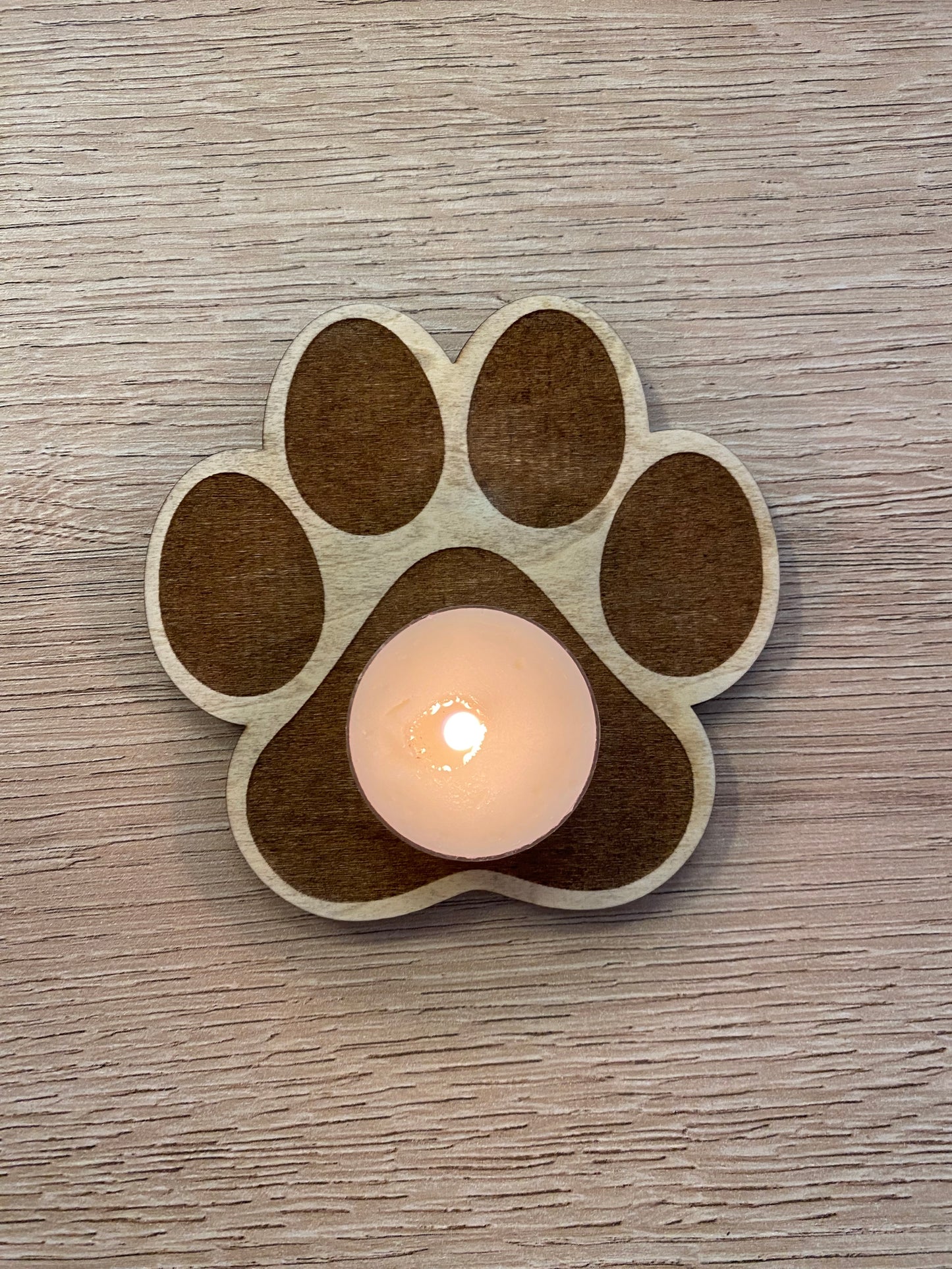 Portavelas de Huella para altar 🕊️