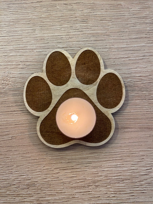 Portavelas de Huella para altar 🕊️