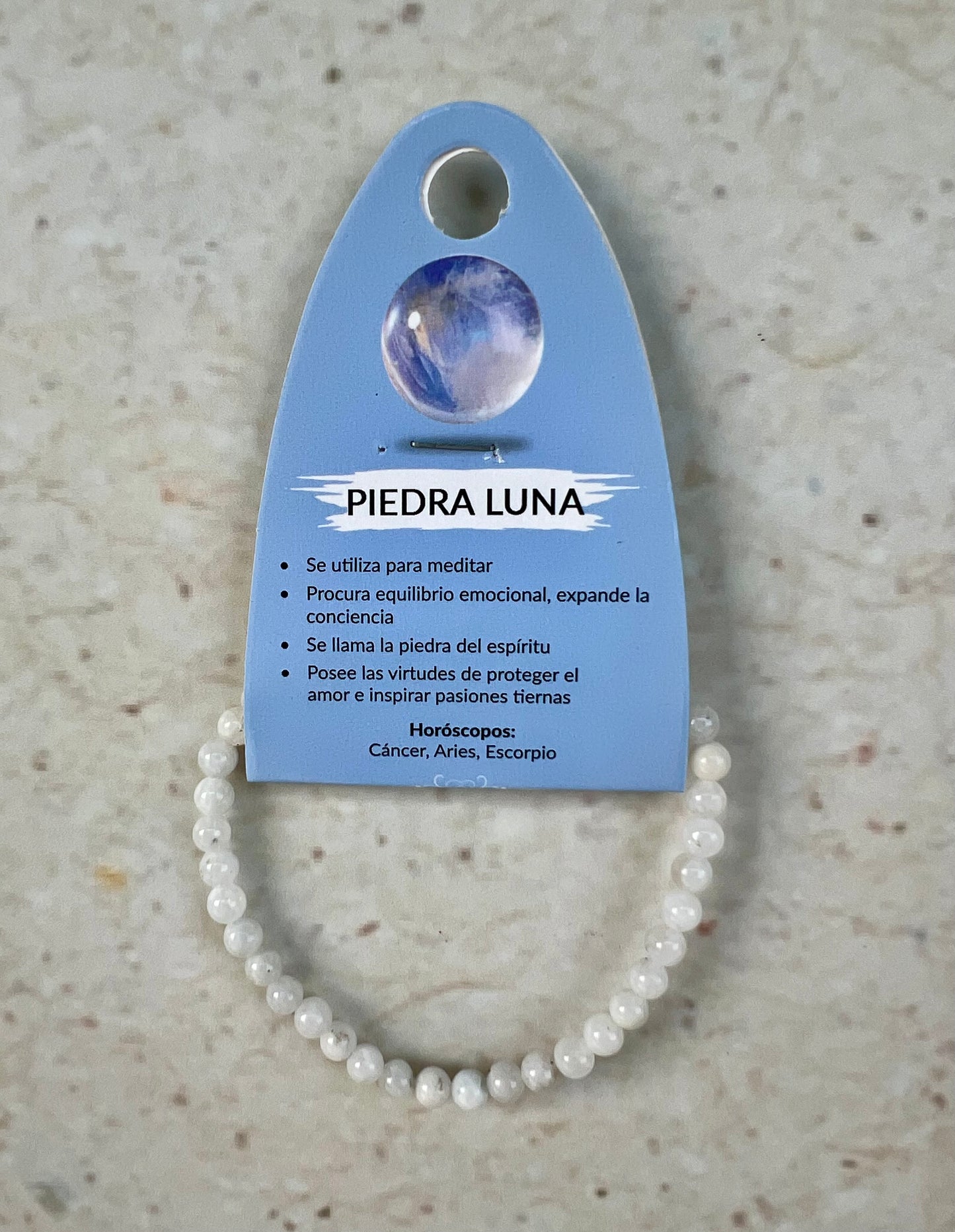 Piedra Luna facetada