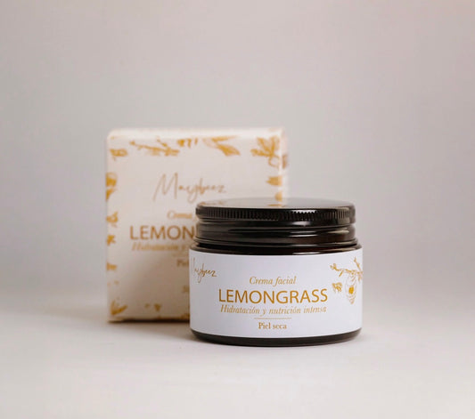 Crema Facial Piel Seca "Lemongrass"
