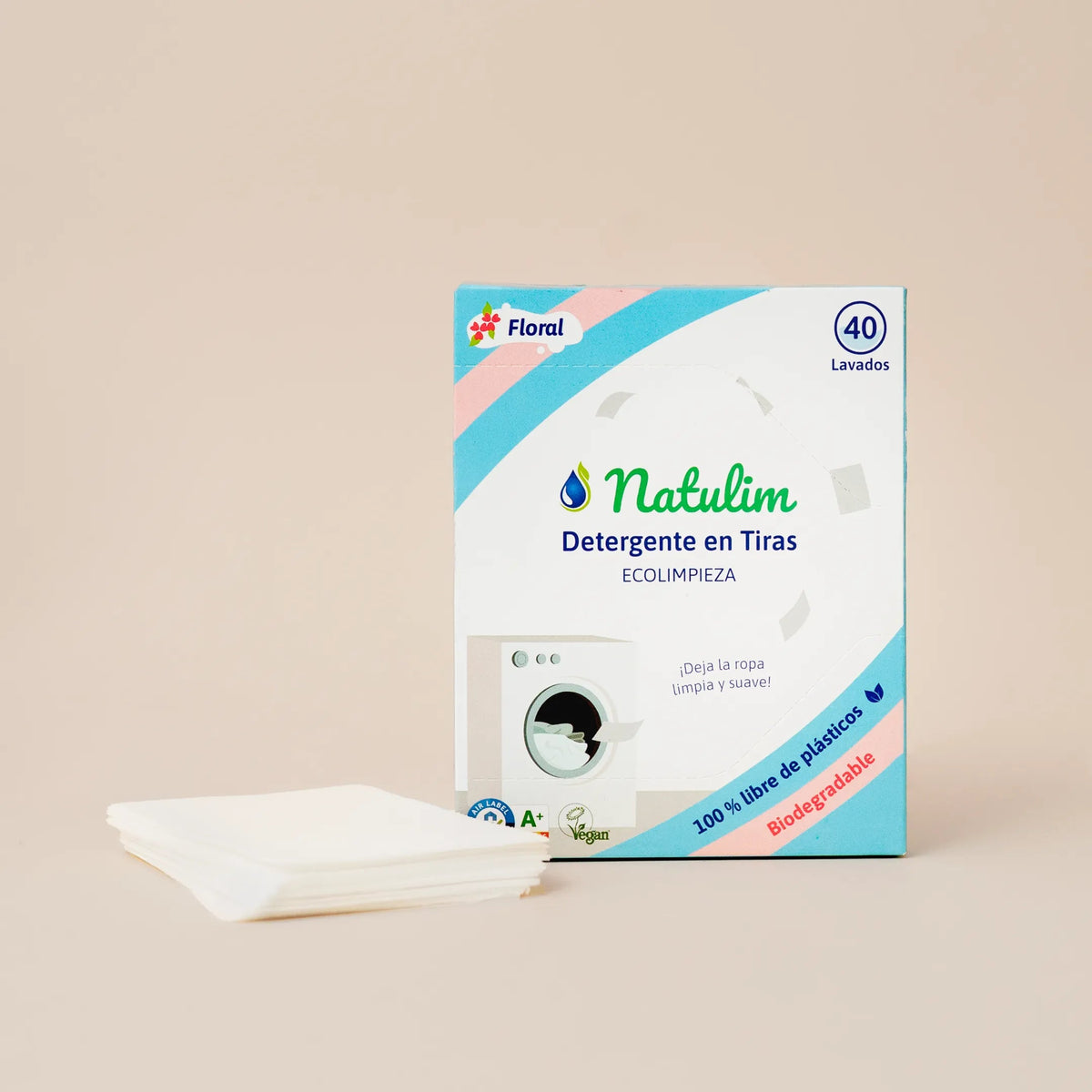 Detergente en tiras ecológico
