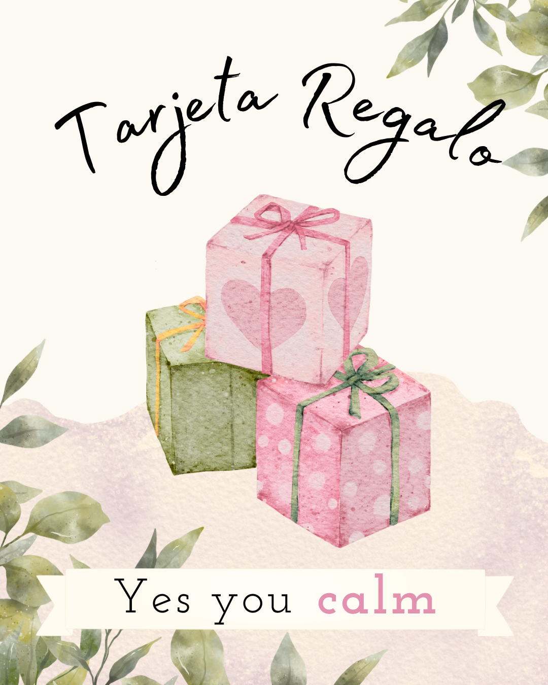 Tarjeta regalo digital Yes You Calm